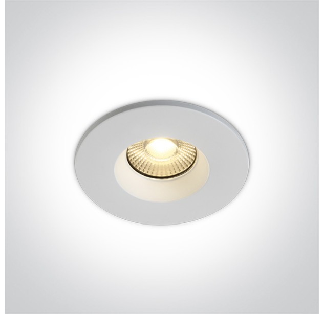 Įleidžiamas LED šviestuvas 7W 3000K IP65 10107DF/W