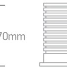 Įleidžiamas LED šviestuvas 6,5W 4000K IP65 10107H/W/C Įleidžiamas LED šviestuvas 6,5W 4000K IP65 10107H/W/C