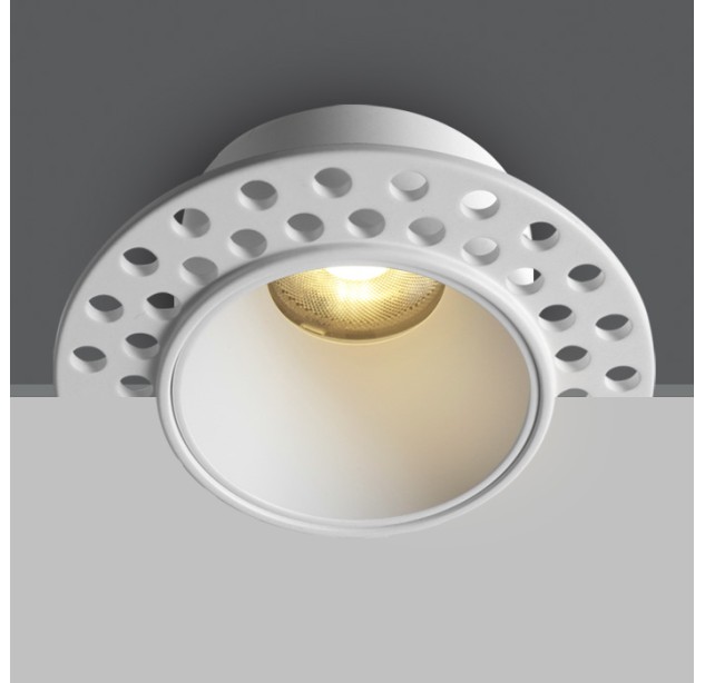 Įleidžiamas LED šviestuvas 7W CCT 10107JTR/W/V