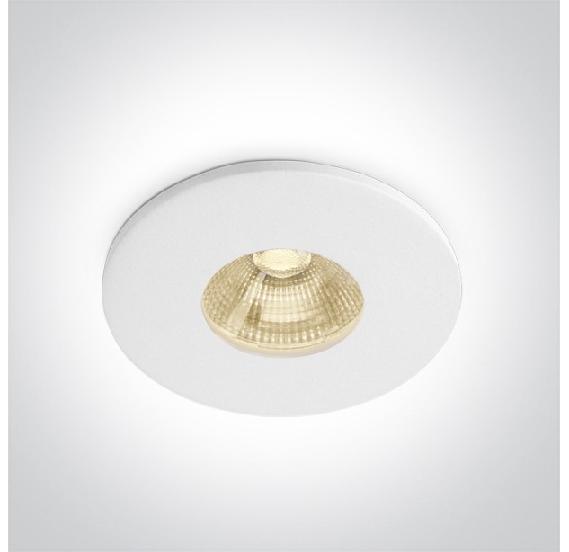 Įleidžiamas LED šviestuvas 6,5W 4000K IP65 10107PA/W/C