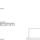 Recessed LED light fixture 7W CCT IP65 10107PV/W/V