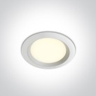 Įleidžiamas LED šviestuvas 7W CCT 10107T/W/V