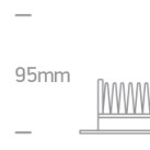 Įleidžiamas LED šviestuvas 7W CCT IP44 10107UV/W/V Įleidžiamas LED šviestuvas 7W CCT IP44 10107UV/W/V