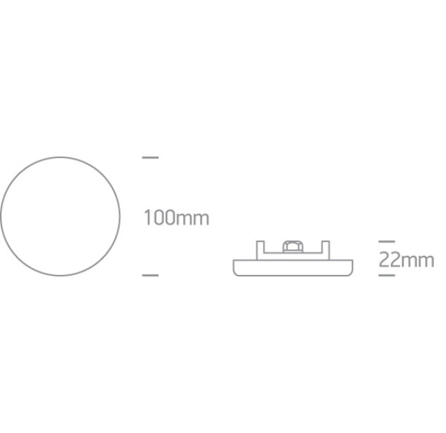 Įleidžiamas LED šviestuvas 8W 4000K IP65 10108CF/C Įleidžiamas LED šviestuvas 8W 4000K IP65 10108CF/C
