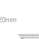 Įleidžiamas LED šviestuvas 8W 4000K IP40 10108FA/W/C Įleidžiamas LED šviestuvas 8W 4000K IP40 10108FA/W/C
