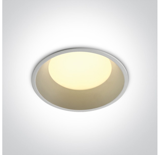 Įleidžiamas LED šviestuvas 9W 4000K 10109D/W/C