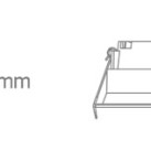 Įleidžiamas LED šviestuvas 9W CCT IP65 10109FD/W/V