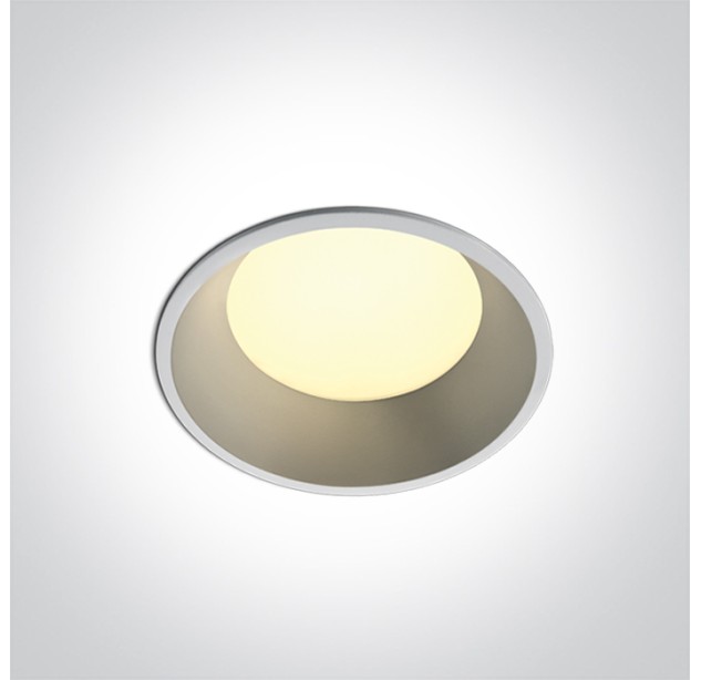 Įleidžiamas LED šviestuvas 9W CCT IP65 10109FD/W/V