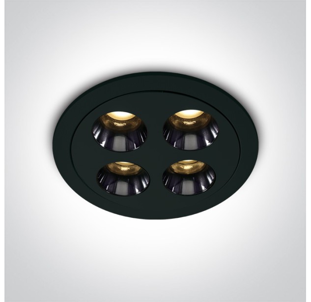 Įleidžiamas LED šviestuvas 10W 3000K 10110H/B/W