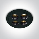 Įleidžiamas LED šviestuvas 10W 3000K 10110H/B/W
