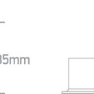 Įleidžiamas LED šviestuvas 10W 3000K 10110H/B/W