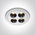 Įleidžiamas LED šviestuvas 10W 3000K 10110H/W/W Įleidžiamas LED šviestuvas 10W 3000K 10110H/W/W