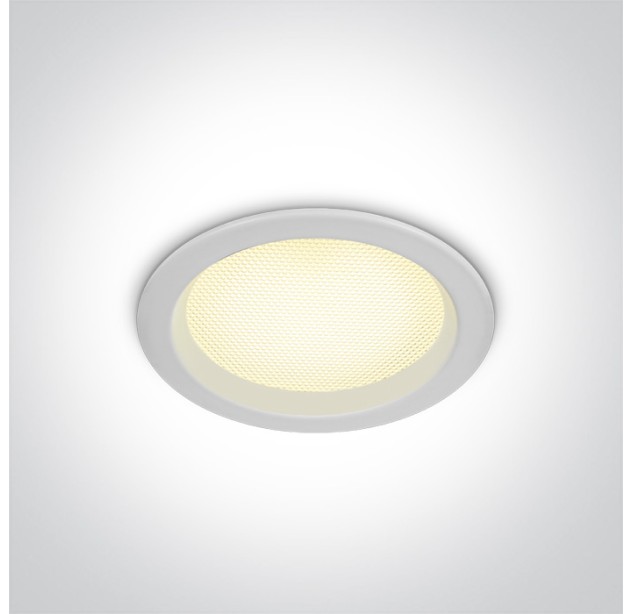 Įleidžiamas LED šviestuvas 10W CCT IP44 10110U/W/V
