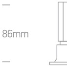 Įleidžiamas LED šviestuvas 12W 3000K IP65 10112C/B/W