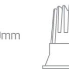 Įleidžiamas LED šviestuvas 12W 3000K 10112TD/B/W