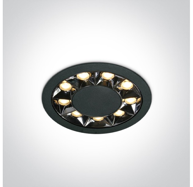 Įleidžiamas LED šviestuvas 12W 3000K 10112X/B/W
