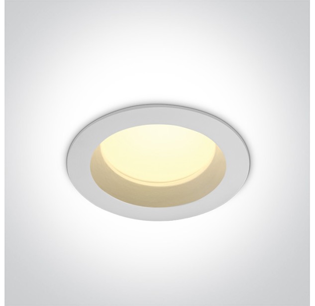 Įleidžiamas LED šviestuvas 13W CCT IP54 10113B/W/V
