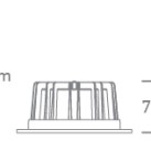 Įleidžiamas LED šviestuvas 15W CCT 10115CA/W/V Įleidžiamas LED šviestuvas 15W CCT 10115CA/W/V