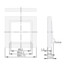 Vienvietis rėmelis Q.3 10116094 Vienvietis rėmelis Q.3 10116094