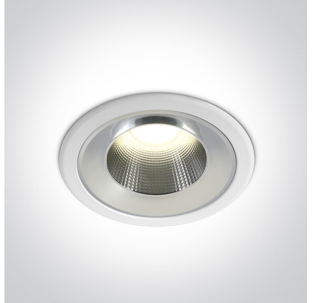 Įleidžiamas LED šviestuvas 18W 4000K IP54 10118TD/W/C