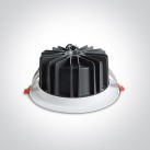 Įleidžiamas LED šviestuvas 20W CCT 10120CA/W/V