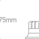 Įleidžiamas LED šviestuvas 22W CCT 10122D/B/V
