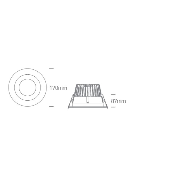 Įleidžiamas LED šviestuvas 30W CCT 10130ED/W/V Įleidžiamas LED šviestuvas 30W CCT 10130ED/W/V