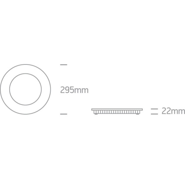 Įleidžiamas LED šviestuvas 30W CCT 10130FA/B/V Įleidžiamas LED šviestuvas 30W CCT 10130FA/B/V