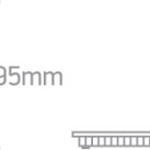 Įleidžiamas LED šviestuvas 30W 4000K IP40 10130FA/W/C