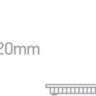 Įleidžiamas LED šviestuvas 40W 4000K IP40 10140F/W/C