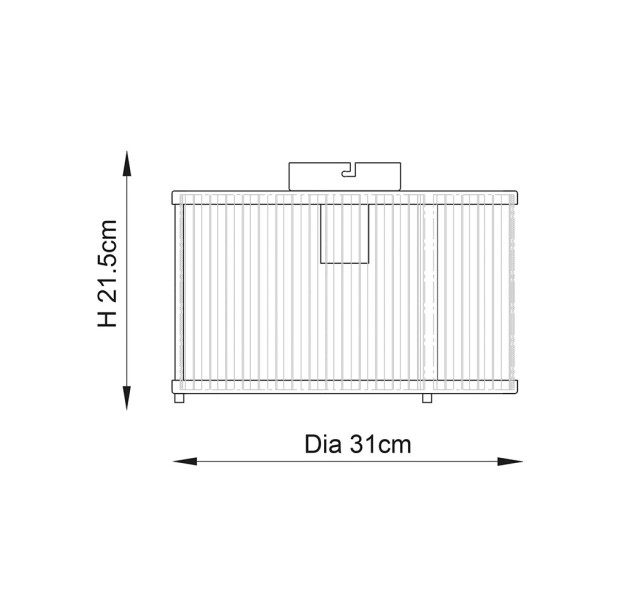 Lubinis šviestuvas RIDGETON 10W E27 106265 Lubinis šviestuvas RIDGETON 10W E27 106265