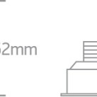 Reguliuojamas Įleidžiamas LED šviestuvas 1W/2W 3000K 11103B/B/W Reguliuojamas Įleidžiamas LED šviestuvas 1W/2W 3000K 11103B/B/W