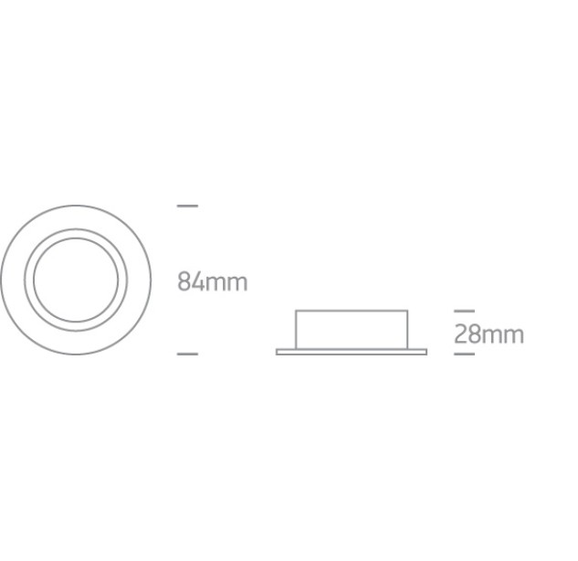 Reguliuojamas Įleidžiamas šviestuvas 10W GU10 11105A1/BBS Reguliuojamas Įleidžiamas šviestuvas 10W GU10 11105A1/BBS