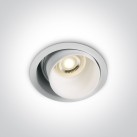 Reguliuojamas Įleidžiamas šviestuvas 10W GU10 11105D8/W Reguliuojamas Įleidžiamas šviestuvas 10W GU10 11105D8/W