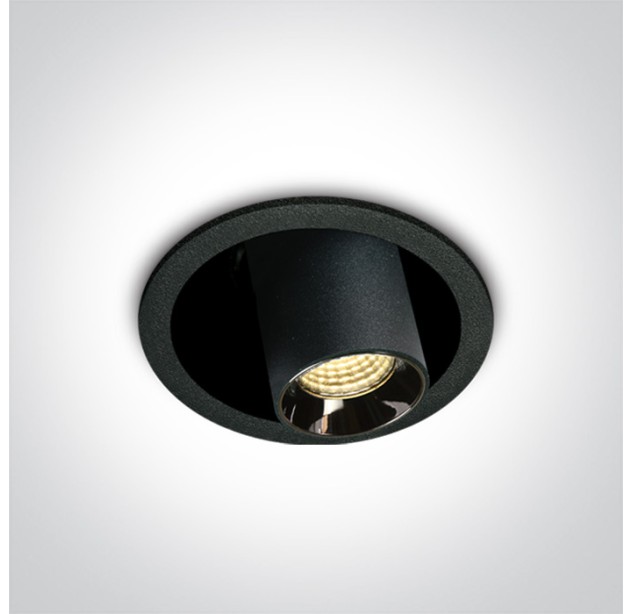 Reguliuojamas Įleidžiamas LED šviestuvas 6W 3000K 11106T/B/W