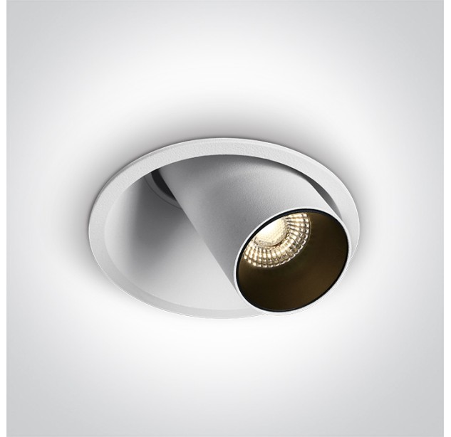 Reguliuojamas Įleidžiamas LED šviestuvas 6,5W CCT 11107C/W/V