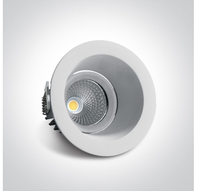 Reguliuojamas Įleidžiamas LED šviestuvas 7W 3000K 11107FD/W/W Reguliuojamas Įleidžiamas LED šviestuvas 7W 3000K 11107FD/W/W
