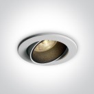 Reguliuojamas Įleidžiamas LED šviestuvas 6,5W 3000K 11107K/W/W Reguliuojamas Įleidžiamas LED šviestuvas 6,5W 3000K 11107K/W/W