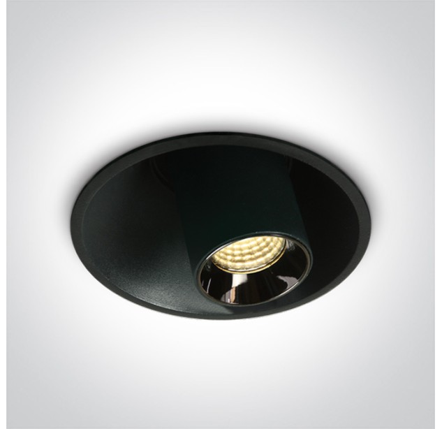 Reguliuojamas Įleidžiamas LED šviestuvas 7W 3000K 11107T/B/W
