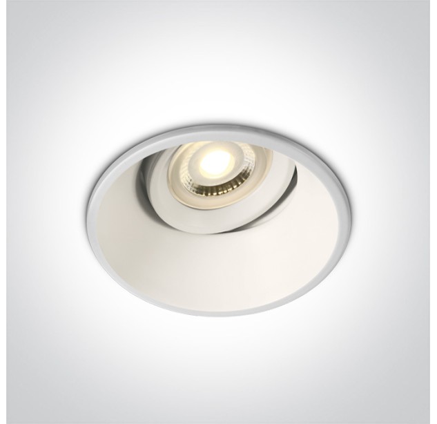 Reguliuojamas Įleidžiamas šviestuvas 10W GU10 11109FA/W Reguliuojamas Įleidžiamas šviestuvas 10W GU10 11109FA/W