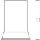 Reguliuojamas Įleidžiamas šviestuvas 10W GU10 11109FA/W Reguliuojamas Įleidžiamas šviestuvas 10W GU10 11109FA/W