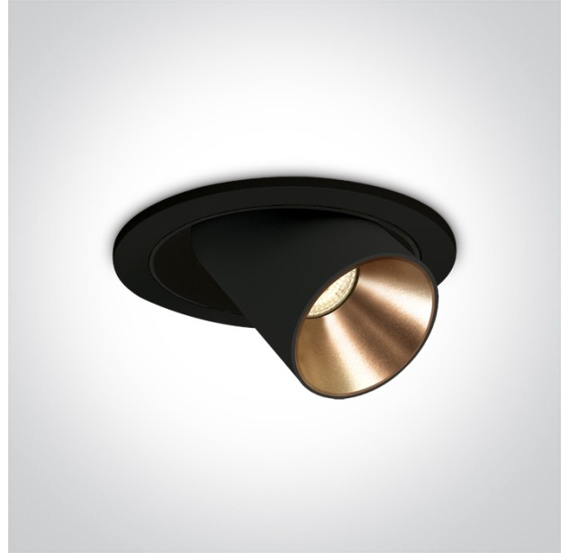 Reguliuojamas Įleidžiamas LED šviestuvas 12W CCT 11112B/B/V