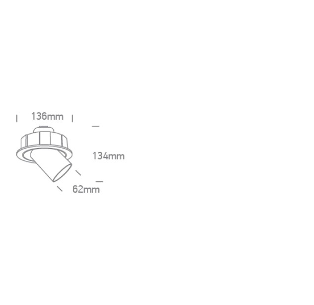 Reguliuojamas Įleidžiamas LED šviestuvas 12W CCT 11112B/B/V