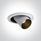 Reguliuojamas Įleidžiamas LED šviestuvas 12W CCT 11112B/W/V