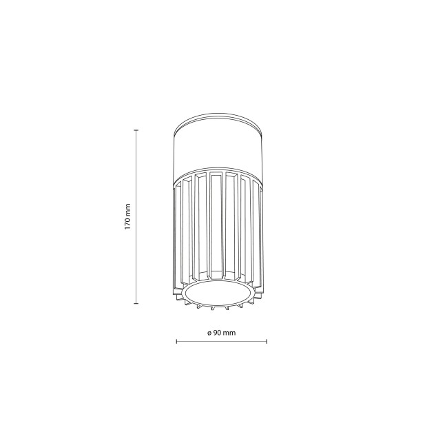 Lubinis šviestuvas RIBO Depends on used bulb 11508