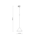 Bėginis šviestuvas TRACER CONO 15W 11680