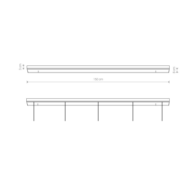 Cameleon apšvietimo sistema CAMELEON CANOPY B 1500 II 12062
