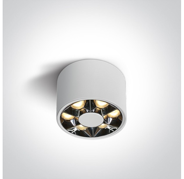 Lubinis LED šviestuvas 6W 3000K 12106X/W/W
