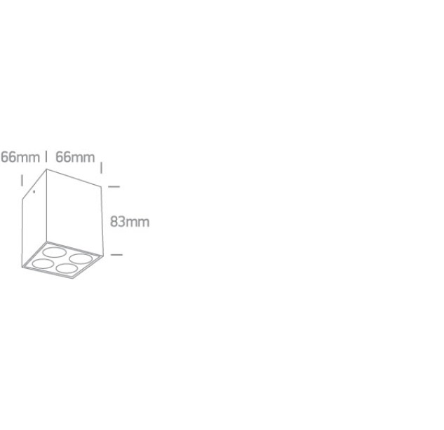 Lubinis LED šviestuvas 10W 3000K 12110HB/B/W Lubinis LED šviestuvas 10W 3000K 12110HB/B/W