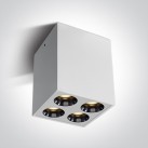 Lubinis LED šviestuvas 10W 3000K 12110HB/W/W